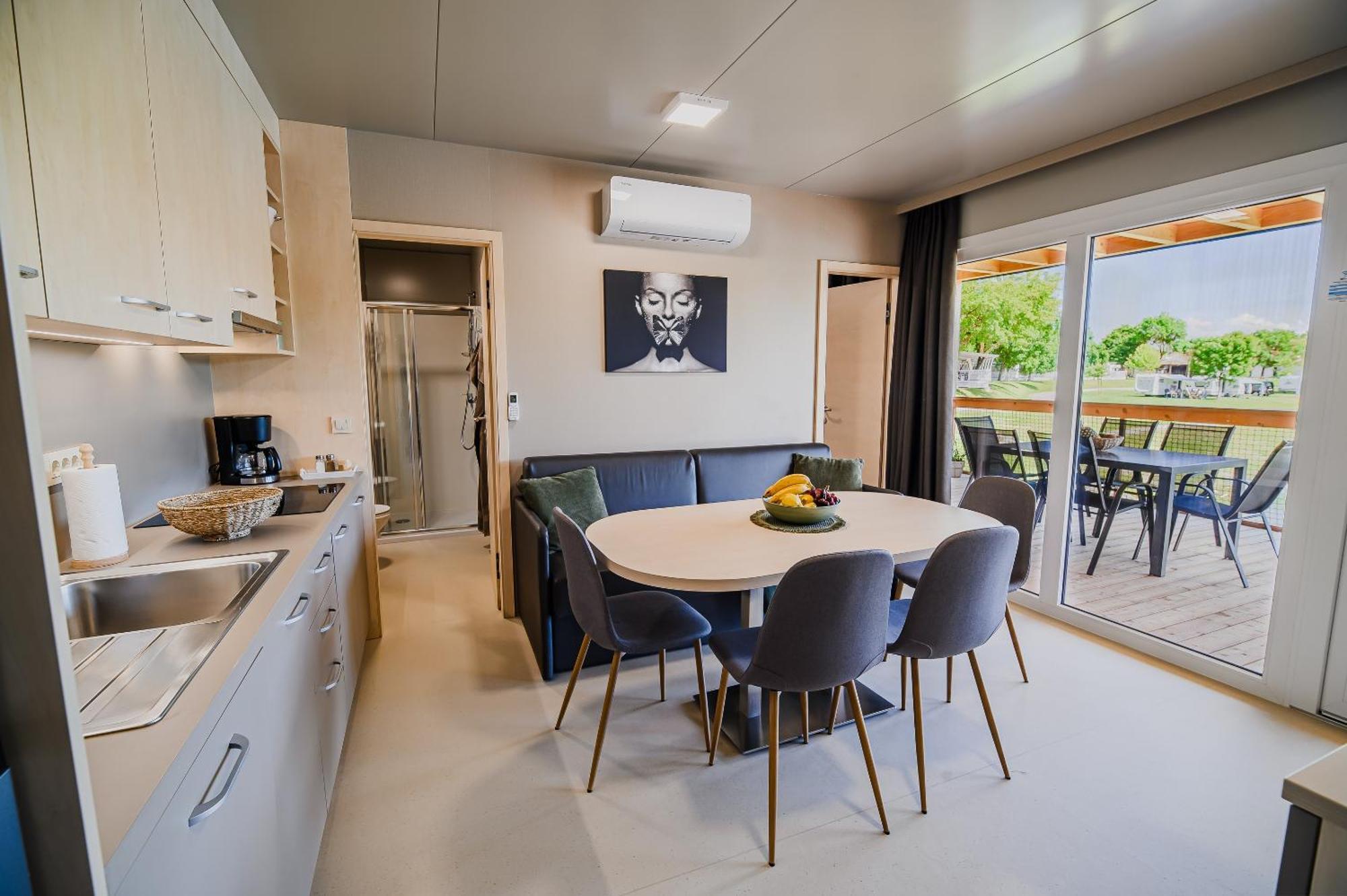 Deluxe Lake View Mobile Homes With Thermal Riviera Tickets 卡特兹奥布萨维 外观 照片